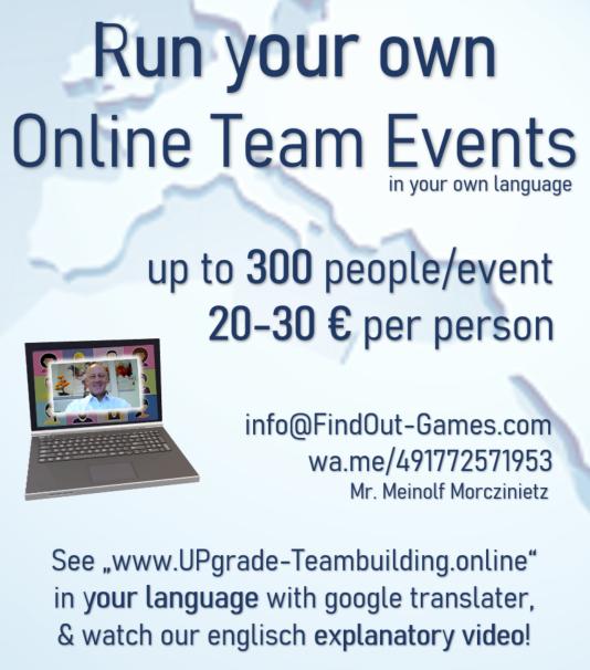 Run your own online team events